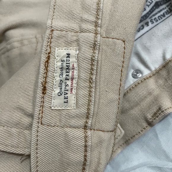 Levi's 502 Beige Denim Jeans W33 L32 - Picture 14 of 15